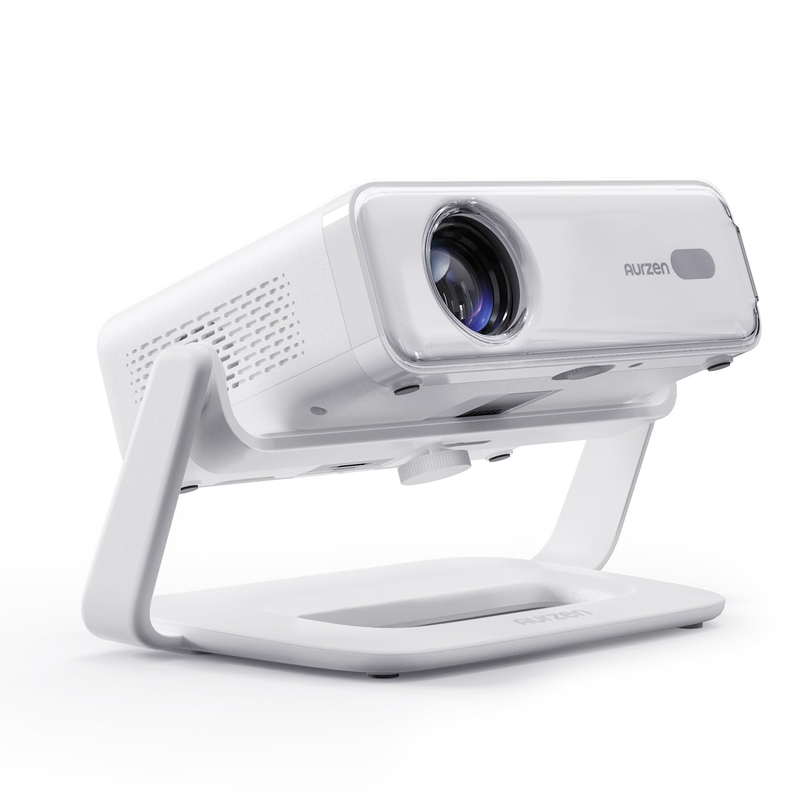 Aurzen Supporto per Proiettore con Staffa Multi-angolo, Rotazione a 180°, Compatibile con EAZZE D1/D1G/D1 Pro, TMY, HAPPRUN, Yaber, Epson e la Maggior Parte dei Proiettori (vite da ¼ di pollice)