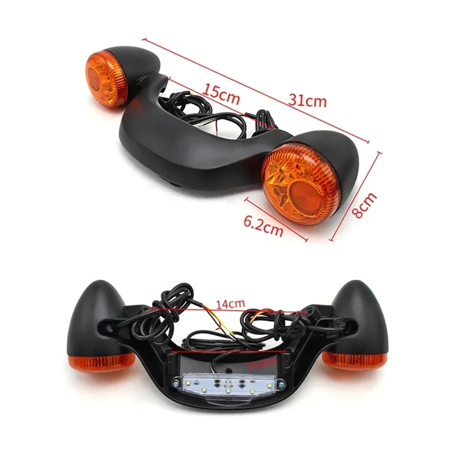 Feu arrière LED pour Moto pour Har&Ley Glide Street, avec Support arrières Lampe