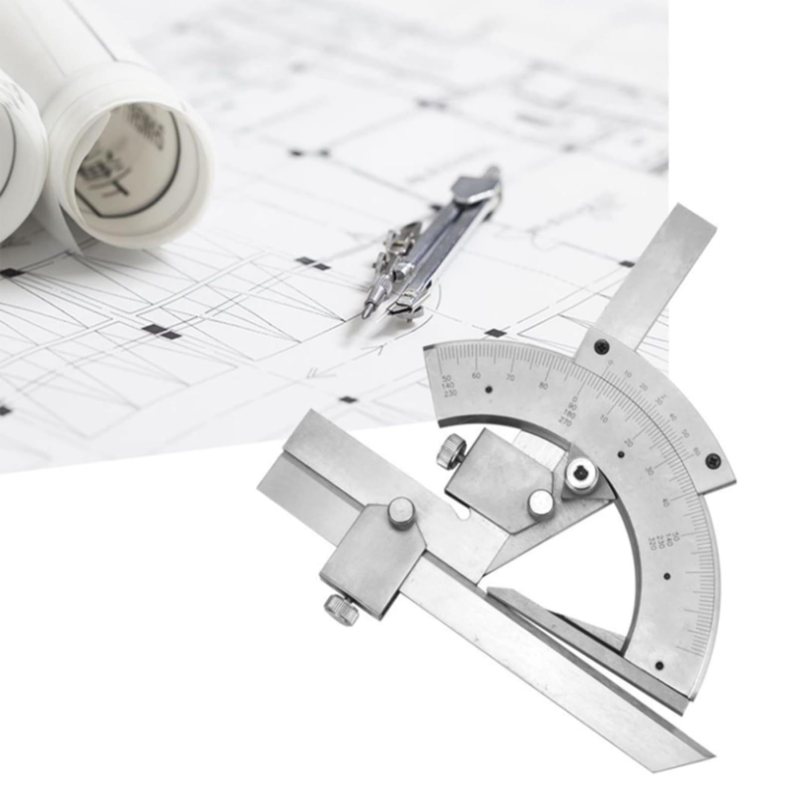 Règle de mesure d'angle biseautée pour menuiserie, travail du bois, construction