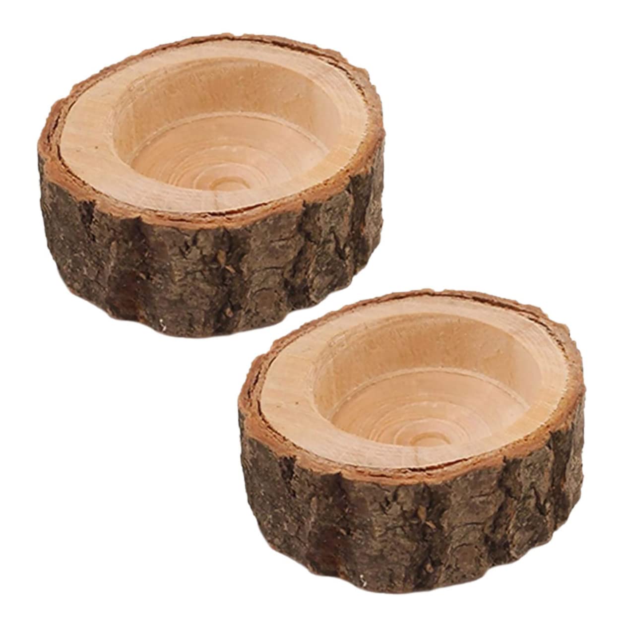 ULTECHNOVO 5 Set Portacandele A Palo Cenare Lumini Lumino Soia Moderno Tè Portacandele Tealight Titolare Della Candela Votiva Porta Tealight Votivo in Legno Di Legno 2 Pezzi*5