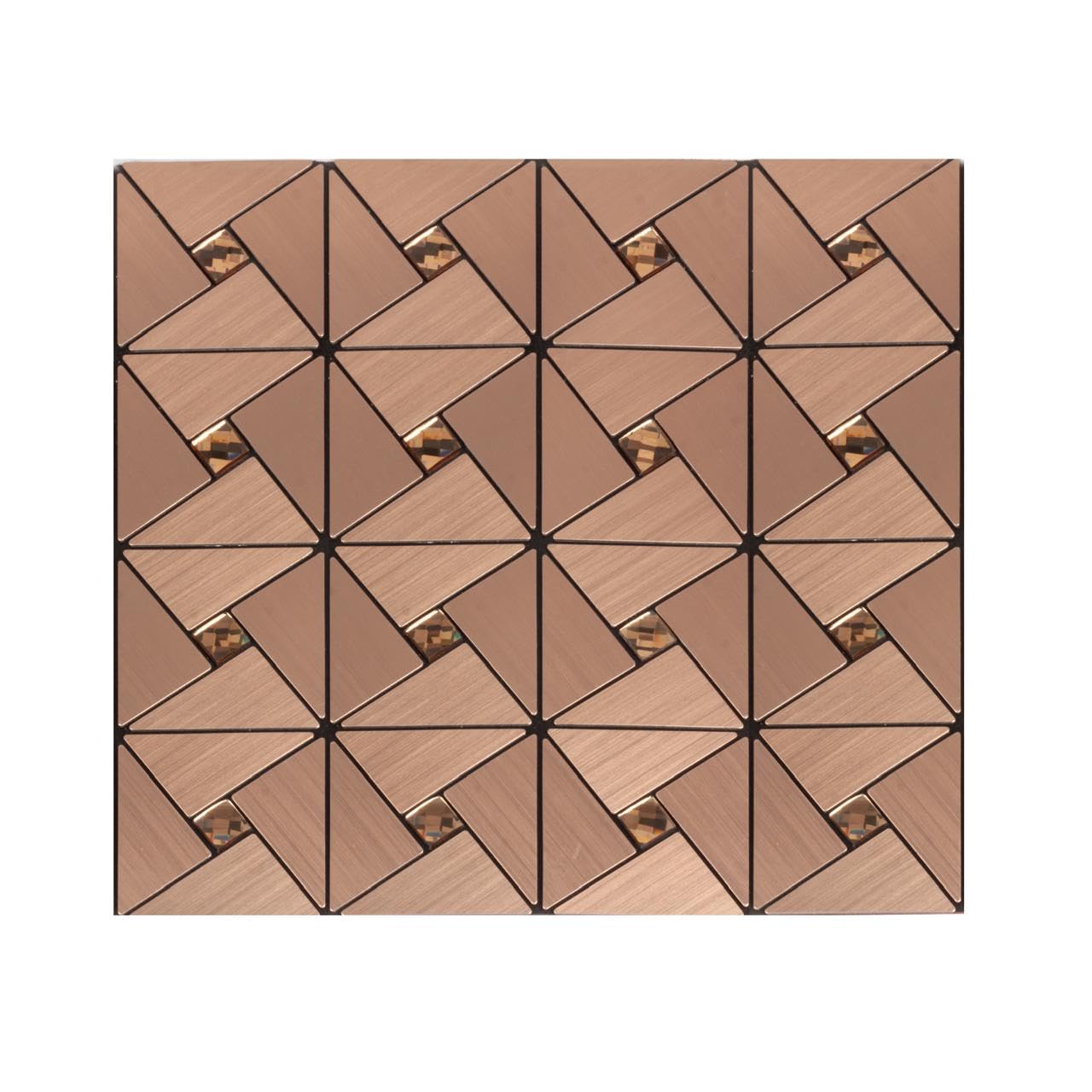 BMS Traders Copper Peel and Stick Tile Metal Backsplash | Wall Decor Mosaics Tiles Sticker for Kitchen, Bathroom | PVC Mosaic Smart Tile Sticker Wallpaper for Kitchen, Living, Wash Room Pack of 4 (B0DJ5FKDQY) Amazon Price History, Amazon Price Tracker