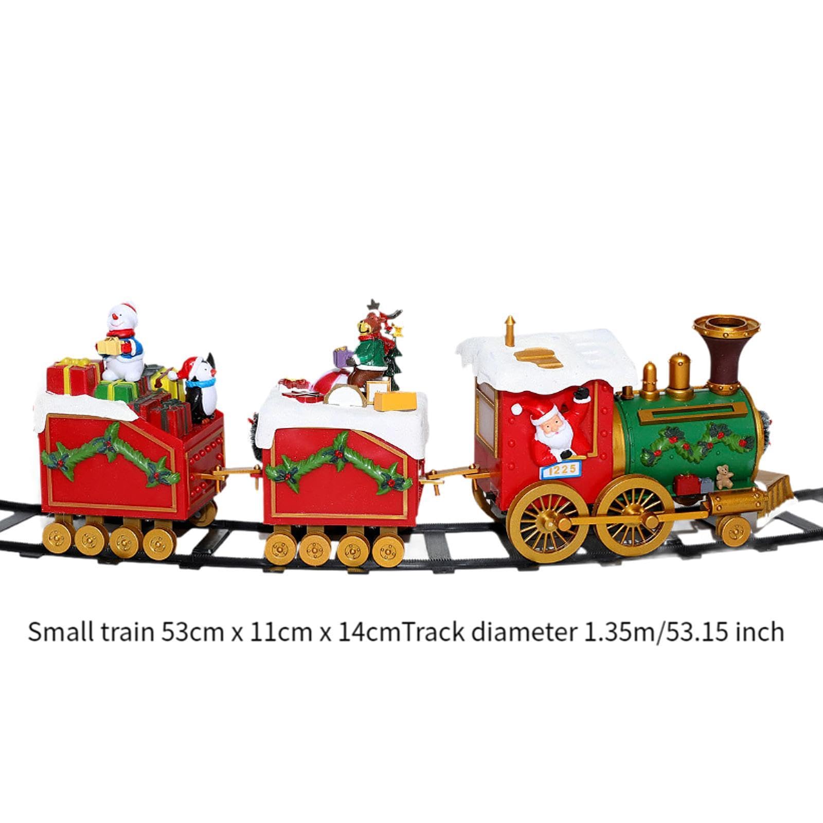 Weihnachtseisenbahn Set, Weihnachtseisenbahn Spielzeug, Weihnachtsdekoration, Elektrische Eisenbahnstrecke, Spielzeugeisenbahn für Kleinkinder