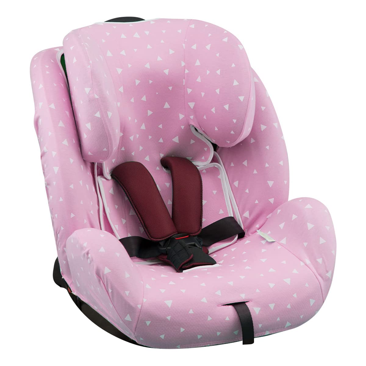 JYOKO KIDS Fodera per Seggiolino auto in cotone Compatibile con Joie Stages, Every Stages (PINK SPARKLES)