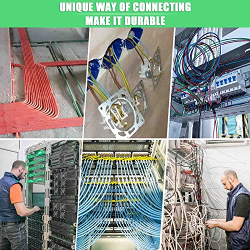 Einziehspirale Einziehhilfe 15m Kabeleinziehhilfe Einziehspirale Zugdraht mit 2 Führungsfeder, Einziehband φ4,5mm Kabeleinzug Einziehhilfen in ideales Einzugsband zur Kabelverlegung Leerrohre-Grün 15m