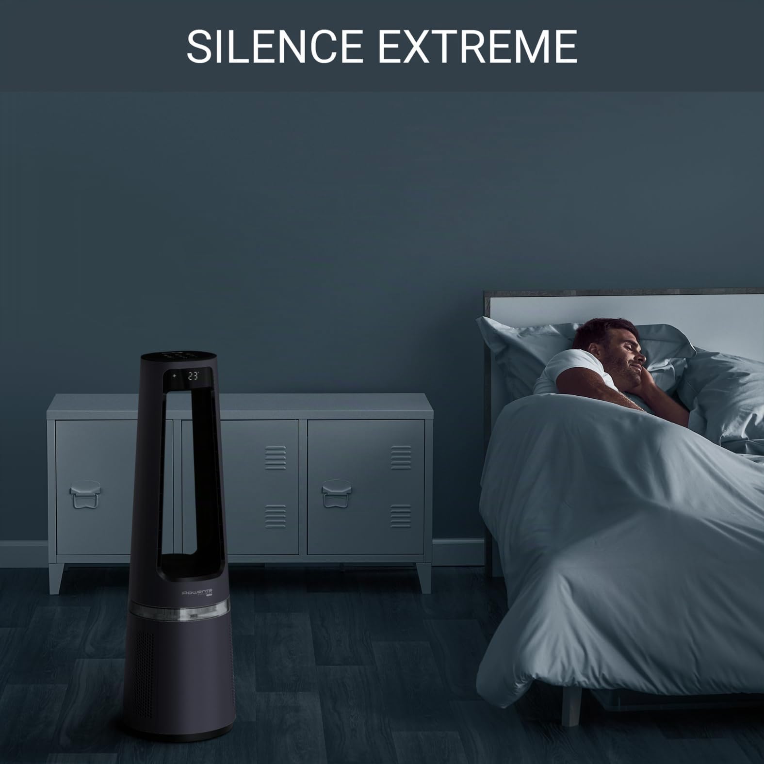 Rowenta Eclipse 3 in 1 Ventilatore purificatore, purifica, riscaldamento, ventilazione, silenzioso, potente, multi-oscillazione, 12 velocità, timer, partenza ritardata QU5062F0