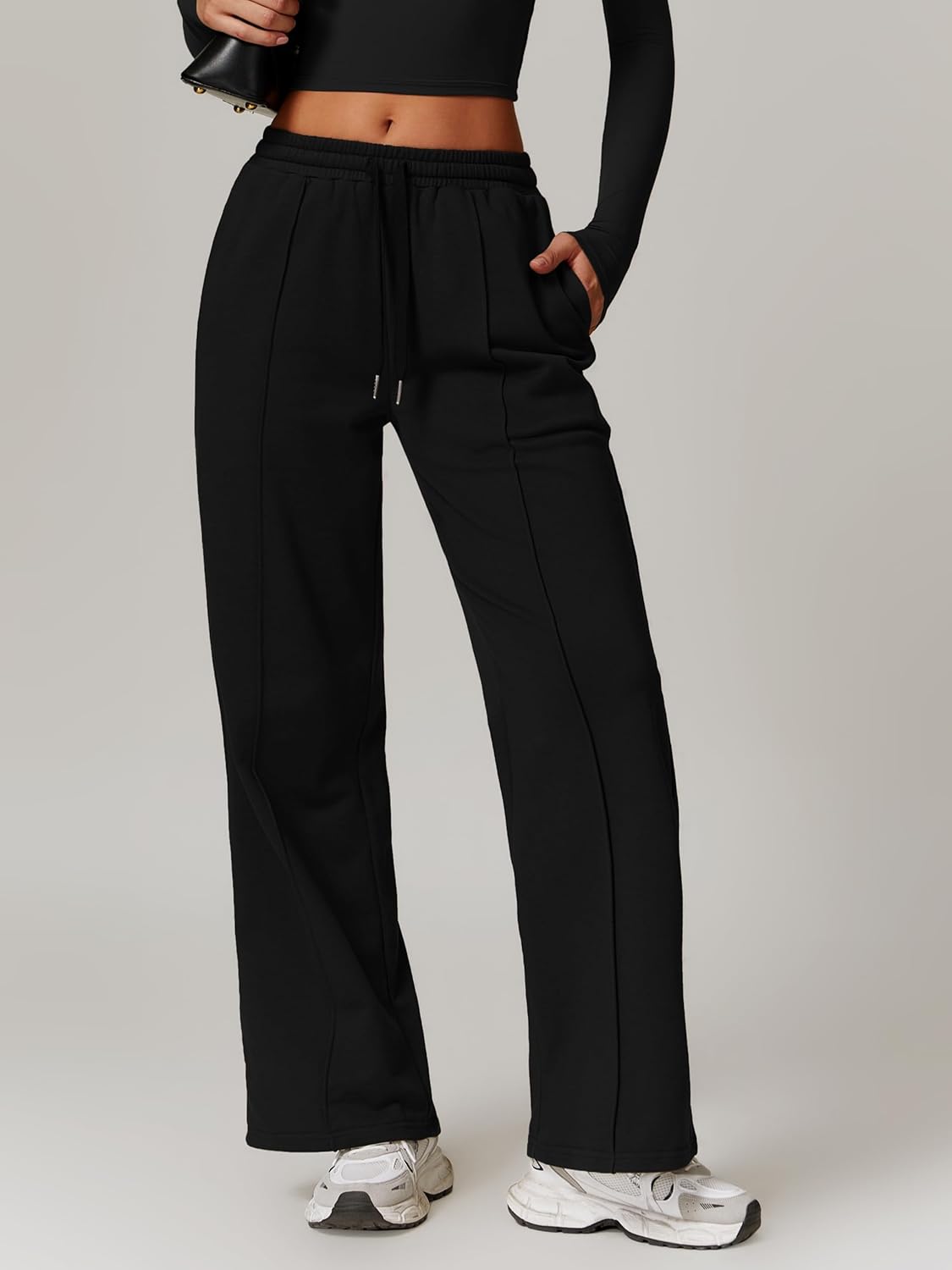 2 Piece Sets for Women Sweatsuit Oversized Pullover Long Sleeve Sweatshirt Jogger Pants Outfits with Pockets Tracksuit - Image 6