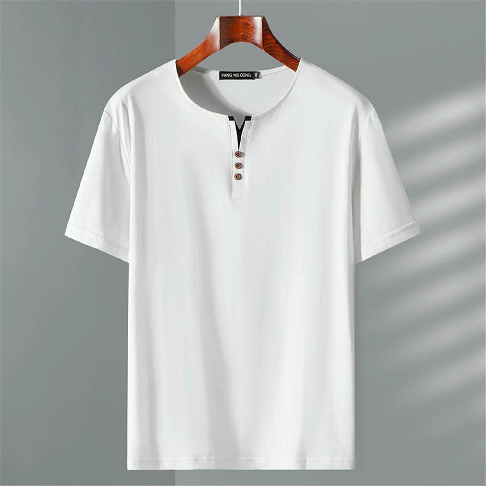 Męski T-shirt, koszulka męska, duże rozmiary, na lato, z krótkim rękawem, swobodna, oddychająca, wygodna koszula, dżinsy, szorty, czarny, 9XL