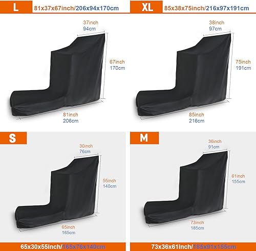 Miniatura 5 de POMER Treadmill Covers, Dustproof Waterproof Non-Folding Running Machine Protective Cover with Zipper - Ideal for Indoor Outdoor Home Treadmill Use