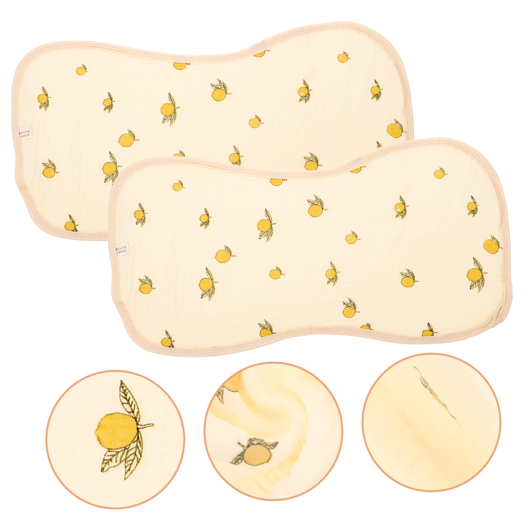 Toyvian 6stücke Baumwoll-spucktücher Für Mädchen Ultraweiche Und Saugfähige Drool-tücher Praktische Schulterschutzpads Für Kleinkinder Und Neugeborene Und Wiederverwendbar