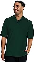 Jerzees Dri-Power Men's Short Sleeve Polo Shirt: Moisture-Wicking Cotton Poly Blend, Curl-Resistant Collar, Regular Fit S-5XL