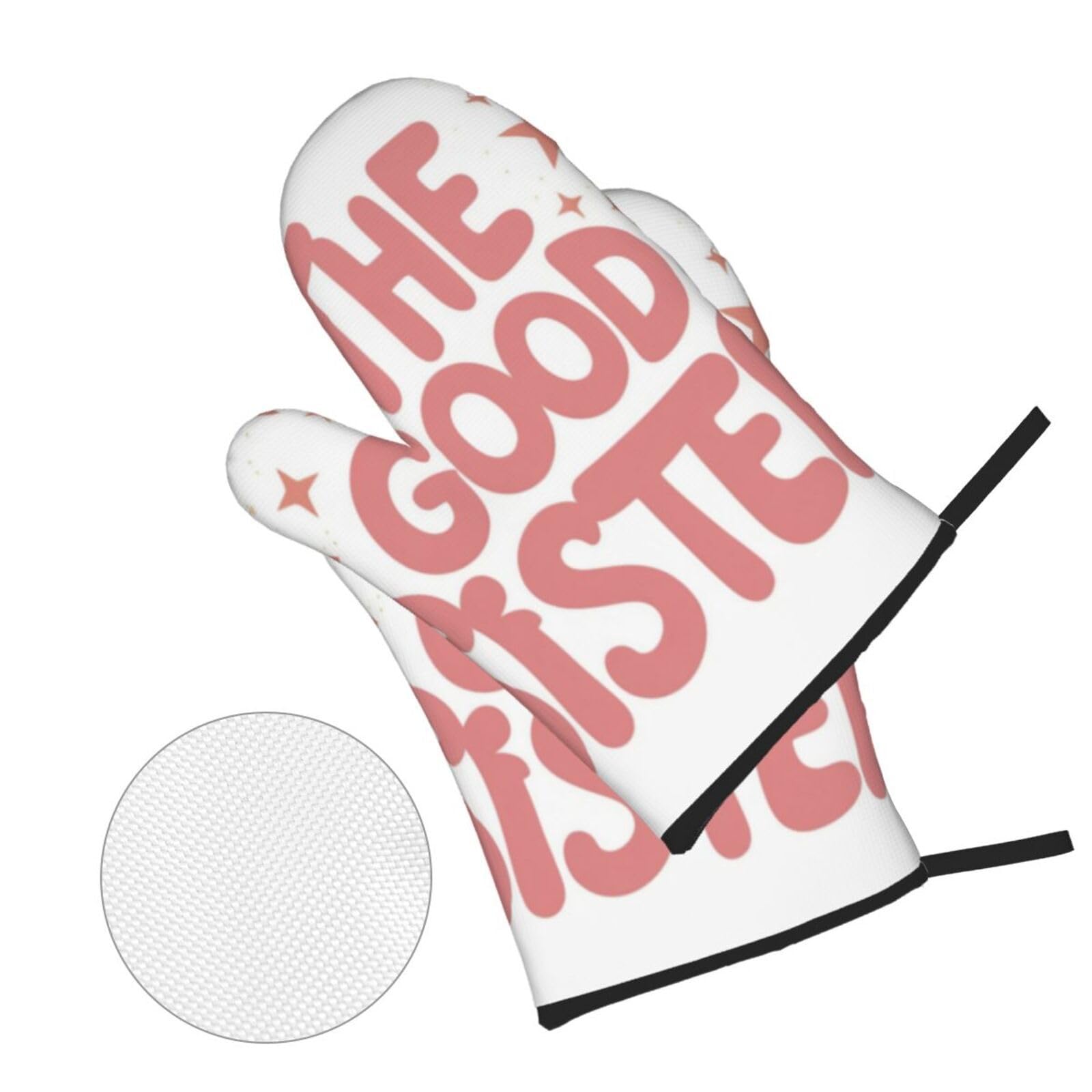 Guantes de Barbacoa Manoplas de Cocina Agarraderas Bolsillo Agarre Flexible