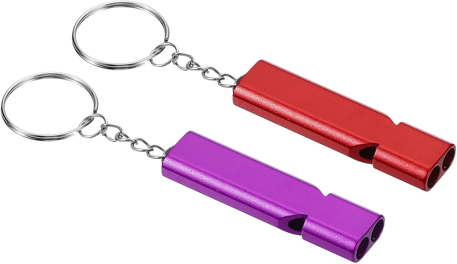 PATIKIL Survival Whistle, Loud Sound Aluminum Outdoor Safety Whistle for Camping Hiking