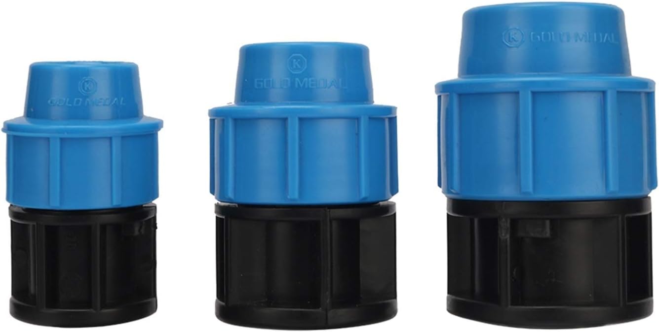 Hose Connector 5 Pieces of 20/25/32mm Pipe Interface PE Pipe End Cap Plastic End Plug Fitting Plastic Connector Adapter Plumbing Pipe Fitting (Color : 25mm)