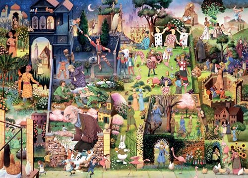Rompecabezas de 1000 piezas: Un jardín para amantes de los libros, de Michael Kirkham miniatura 2