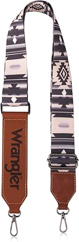 Wrangler Strap Western Purse Straps Replacement Crossbody Handbag Adjustable Aztec Wide Guitar Strap