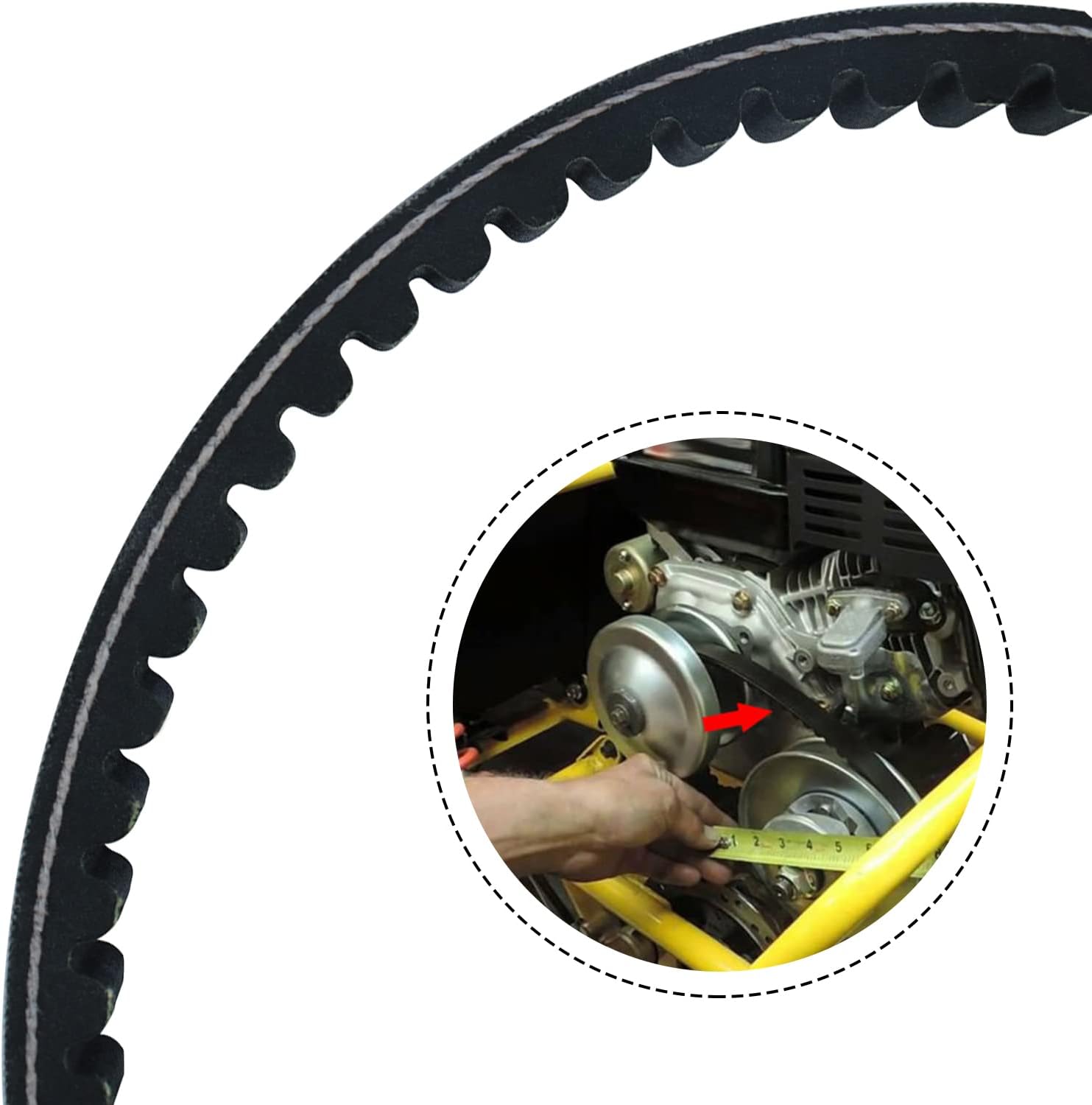 Drive Belts for 30 Series Torque Converter Go Kart Parts, 3 Pack