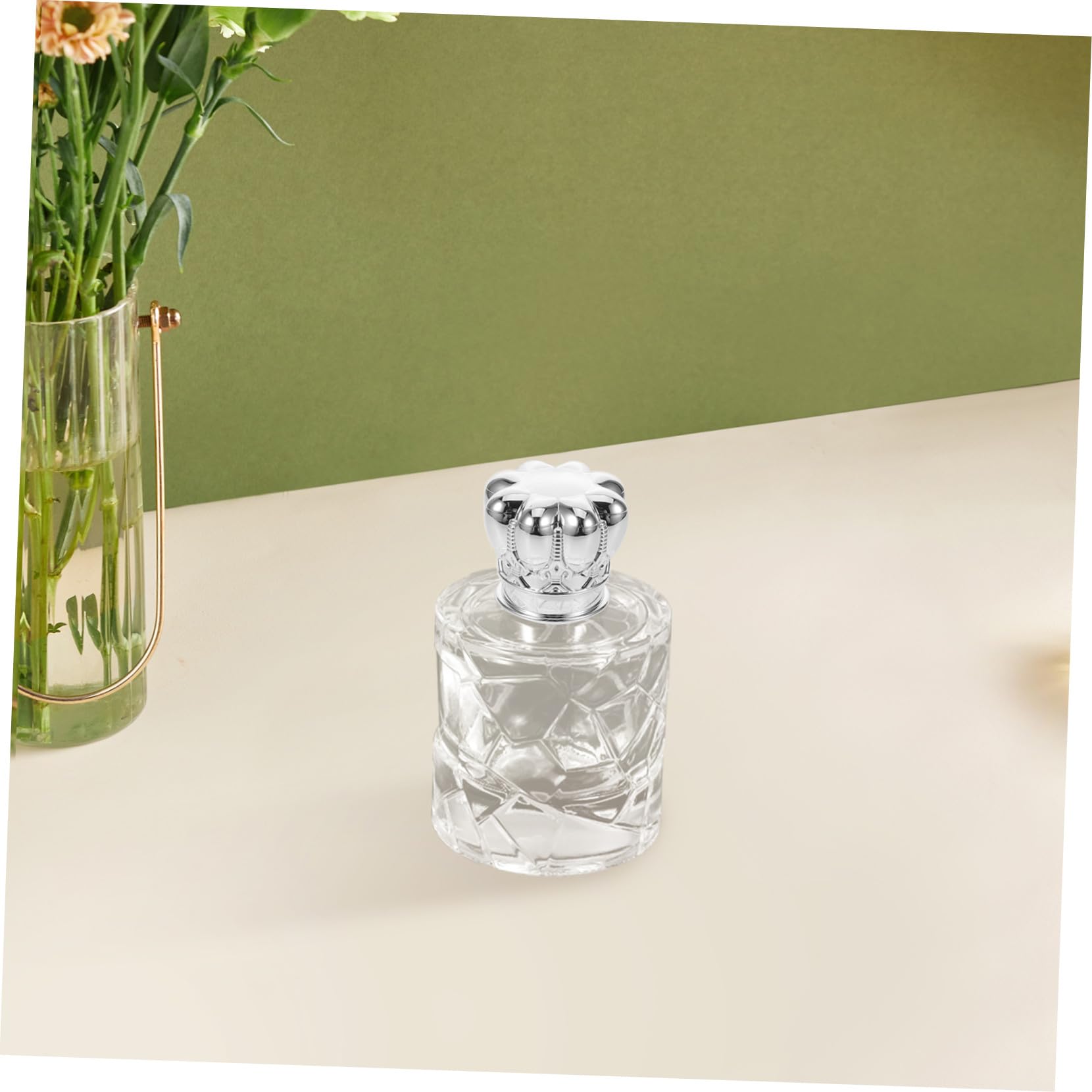 GALPADA 3 Stück Leere Parfümflaschen aus Glas, 50ml, Wiederbefüllbar