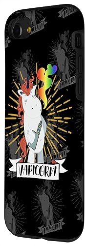 Miniatura 2 de Carcasa para iPhone SE (2020), 7 y 8, diseño de vapicornio