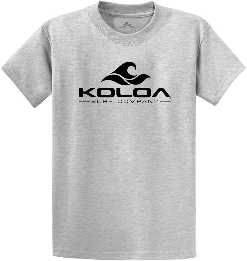 Koloa Surf Classic Wave Logo Heavy Cotton T-Shirts in Regular, Big & Tall Sizes