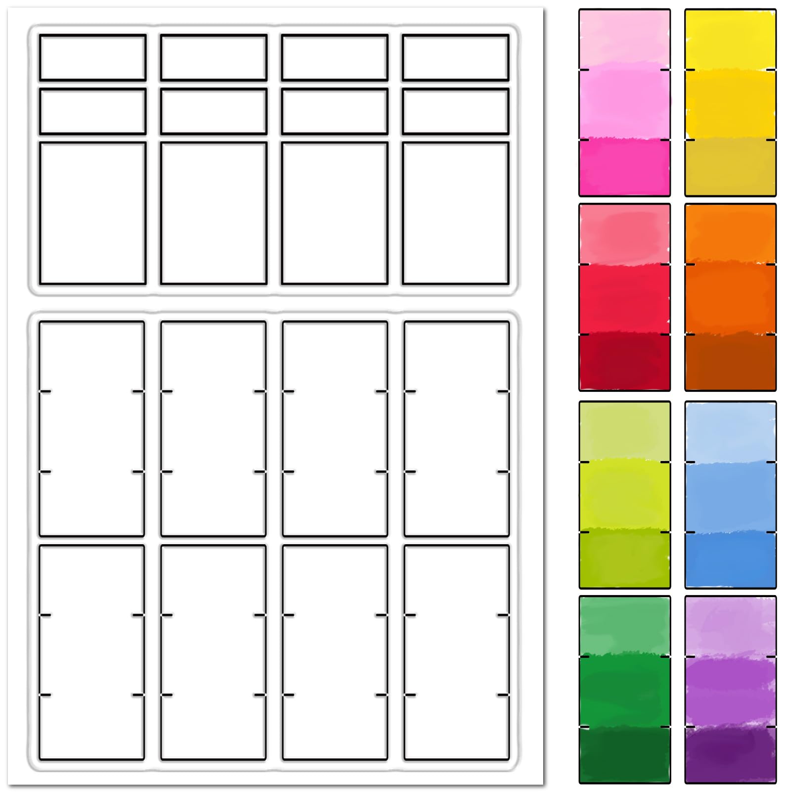 Tampons en caoutchouc transparent CRASPIRE pour réussir vos motifs de scrapbooking
