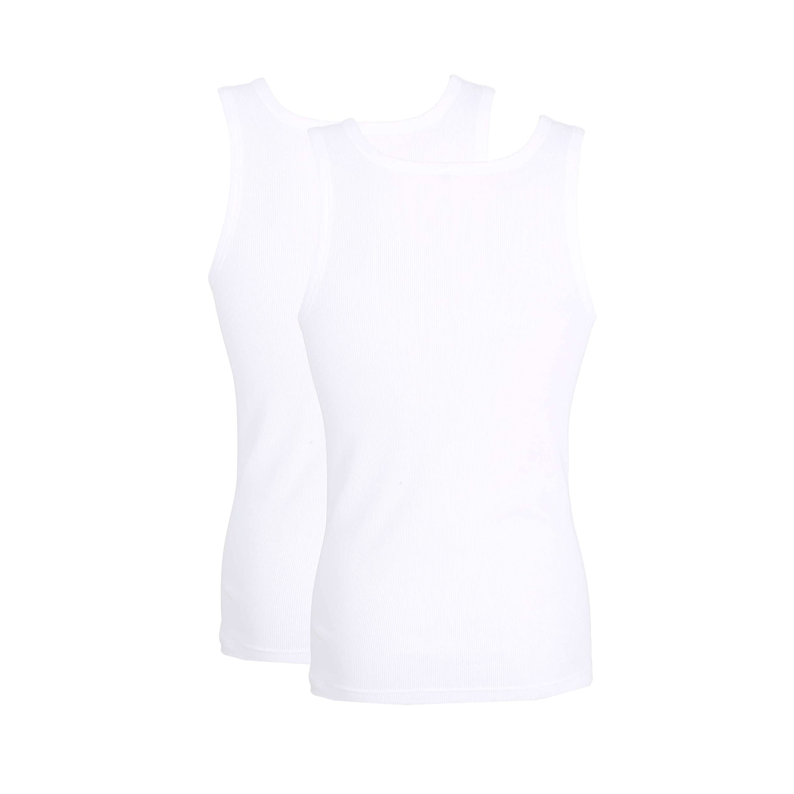 TOM TAILOR Tanktop 2er Pack Maillot De Corps Homme (Lot de 2)