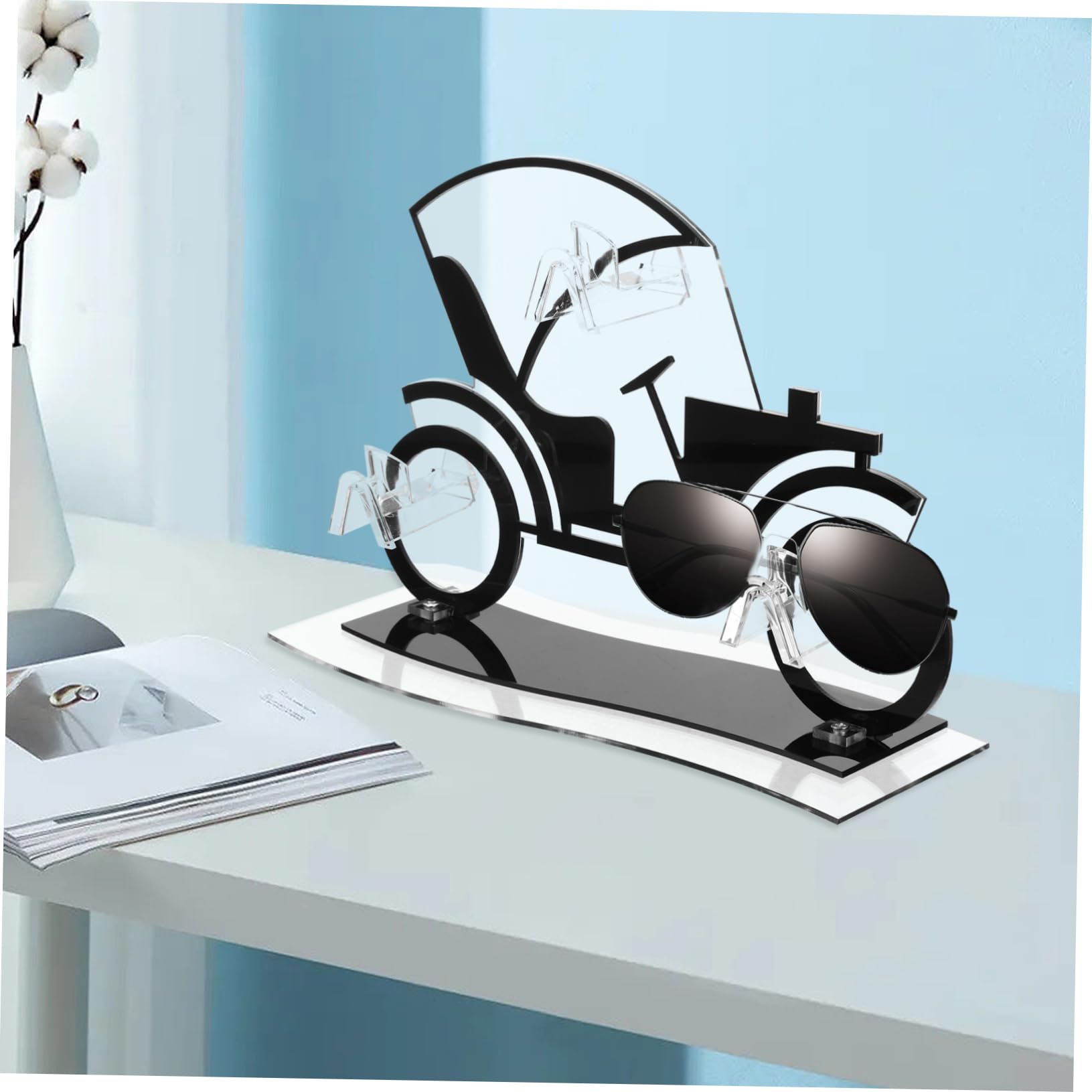 Alipis 2stücke Vintage Car Form Brillenständer Für Sonnenbrillen Und Eyewear Fach Halterung Für Schreibtisch Und Kreative Tischdekoration