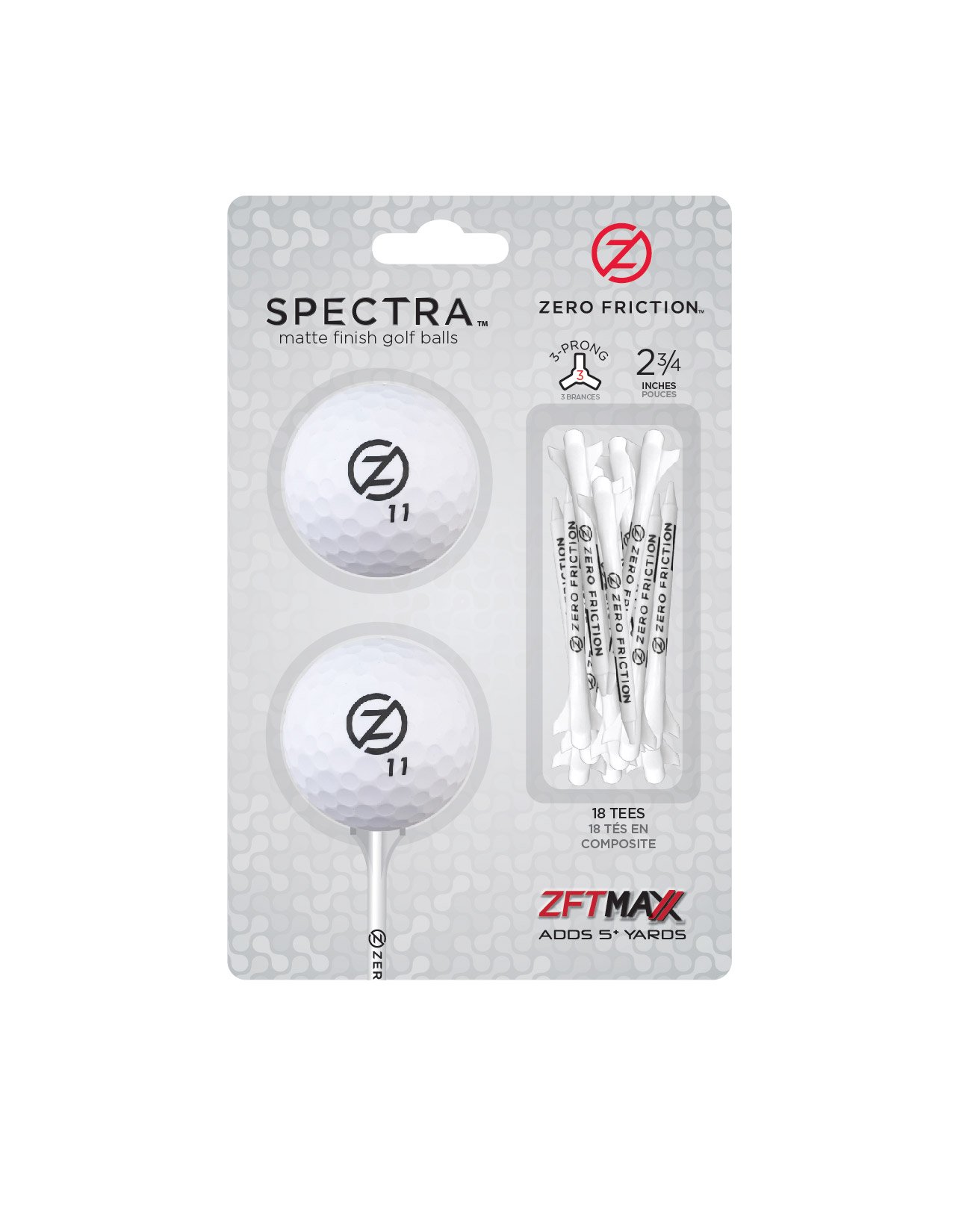 Zero FrictionSpectra 2 Ball/Tee Pack