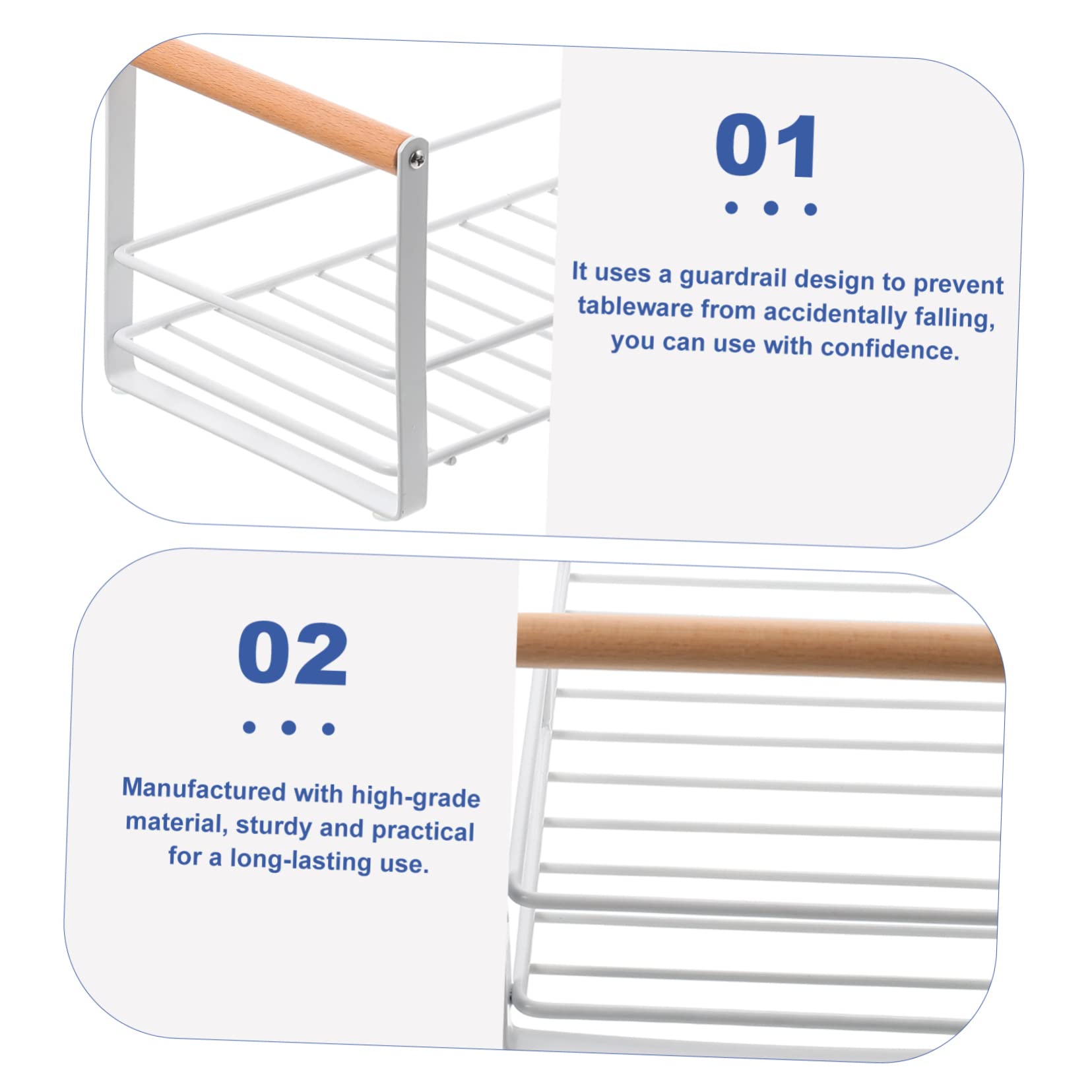 Zerodeko Étagère à Épices de Cuisine Organisateur Épices de Comptoir Étagère de Rangement de Table Présentoir