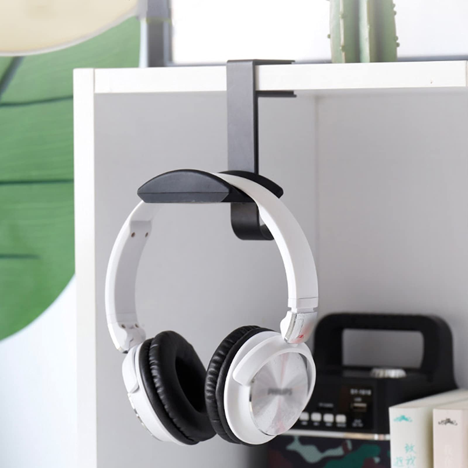 MRKU Supporto per Cuffie, Gancio per Cuffie da scrivania in Metallo, Supporto Creativo per Cuffie da Gaming, Ampia compatibilità, Facile da installare