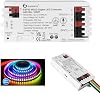 ESP32 WLED LED Strip Controller with Mic UART Download 5-24V RGB DIY APP Control Easy Wiring FCOB Addressable Strip Light for WS2811 WS2812 SK6812 TM1814 WS2813 WS2815 015WL with MicUART Download [Energy Class G]
