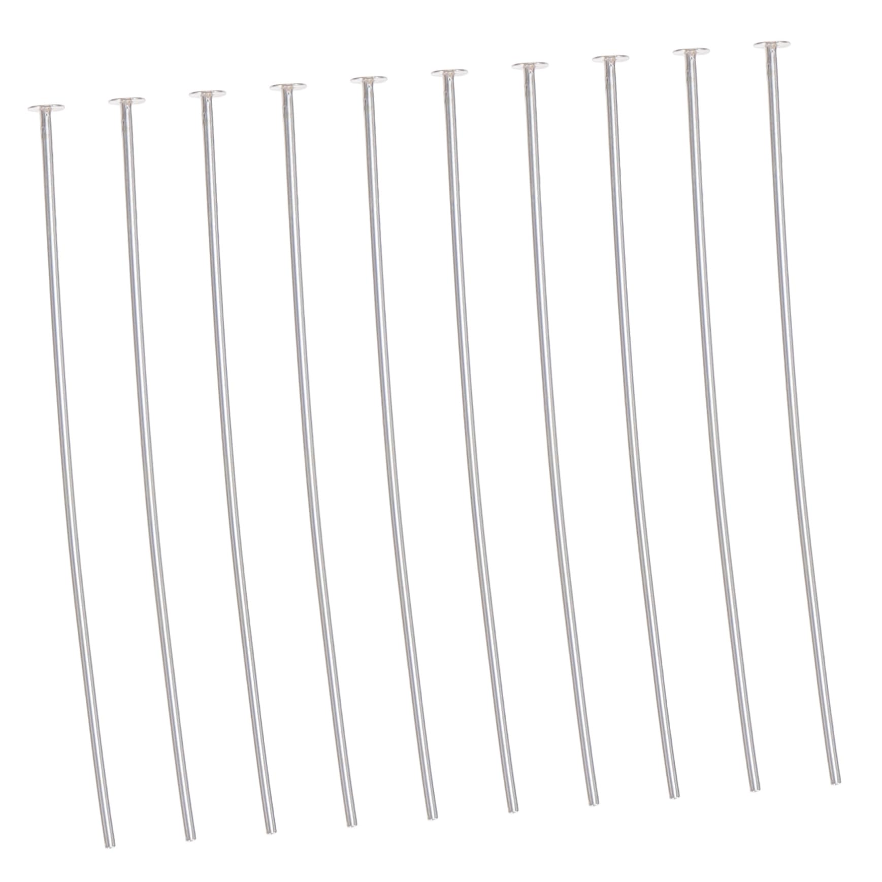 ERINGOGO 10pcs Jewelry Making Charms Silver Diy Pins for Bracelet Earring Making Pins Necklace Diy Needle