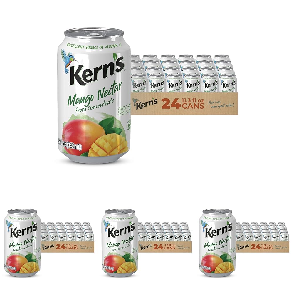 Kern's Mango Nectar 11.3 Fl oz (96-Pack)
