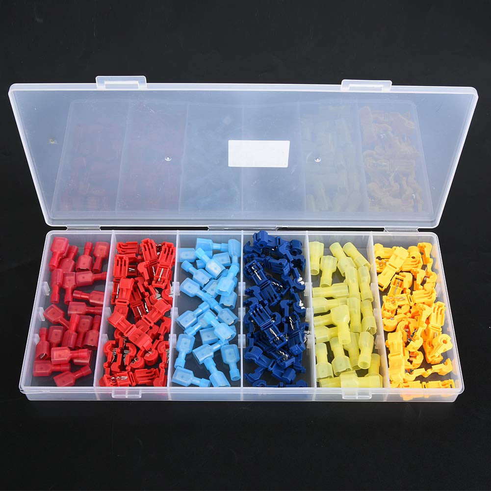 Ketsicart Quick Splice Connector, Sturdy Secure Insulation Wiring Terminal Wear-Resistant for Professional Use for Factory for Electronic Component for General Purpose