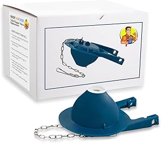 Toto Toilet Flapper Replacement for Toto Power Gravity 3" inch - Ideal for Model THU140S, Includes Stainless Steel Chain and Hook- Nick The Fixer