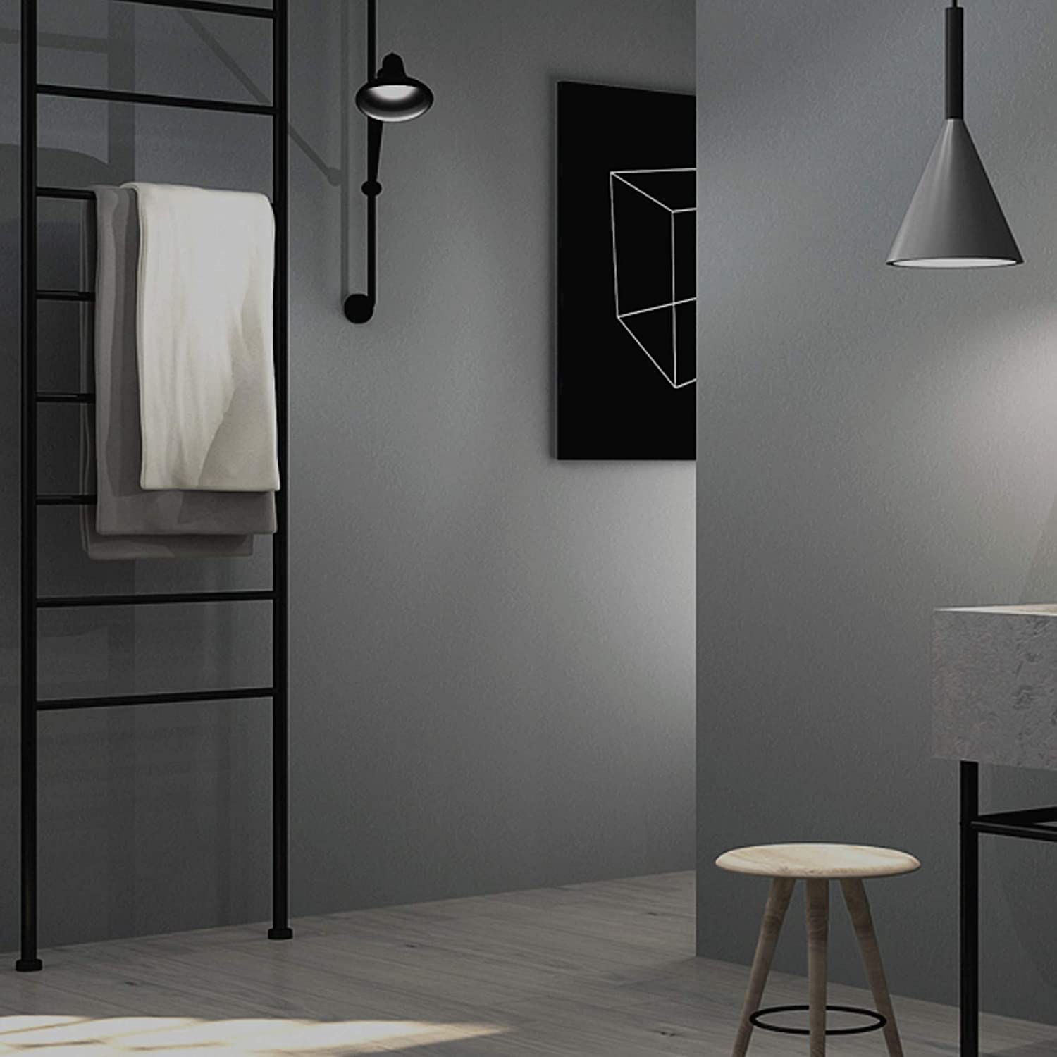 SUNBIRD Wall Stickers Wallpaper for Hall (60 x 200 cm) Furniture Table Surface Makeover, Waterproof, Self Adhesive DIY Solid Colour, Grey (B09JNSR8W7) Amazon Price History, Amazon Price Tracker