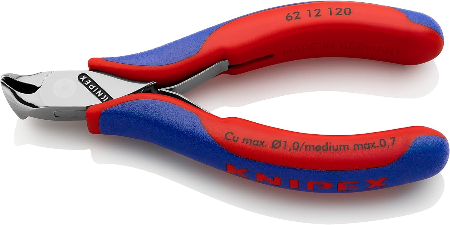 Tronchese Per Elettronica Knipex 120mm - Taglienti Inclinati, Rivestimento Bicomponente