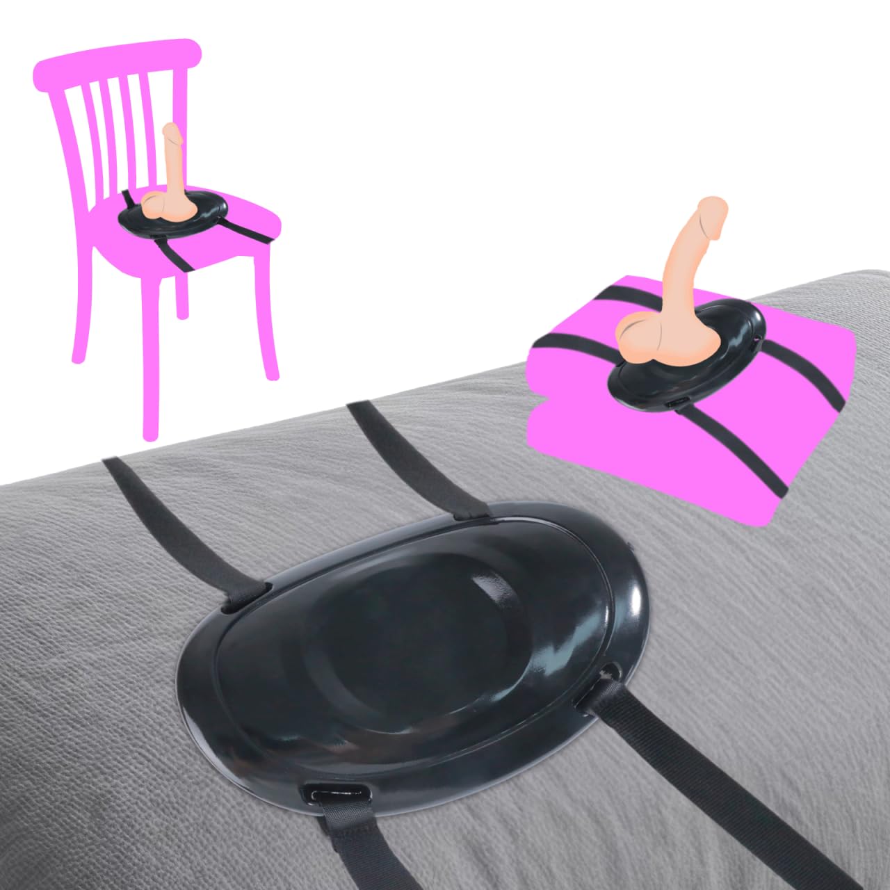 Saugnapf Dildo Mount Verstellbarer Umschnall Dildo Stnder Sattel Halterung  Erwachsenen Sexspielzeug Dildos Halterung fr Saugnapf Spielzeug fr Frauen  Mnner zur Befestigung an Kissen, Schwarz : Amazon.de: Drogerie &  Krperpflege