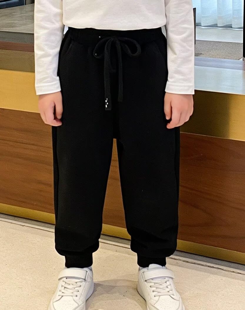 Toddler Boys Chino Pant Boy Cotton Sweatpants Jogger Pants for Kids 2T-7Years