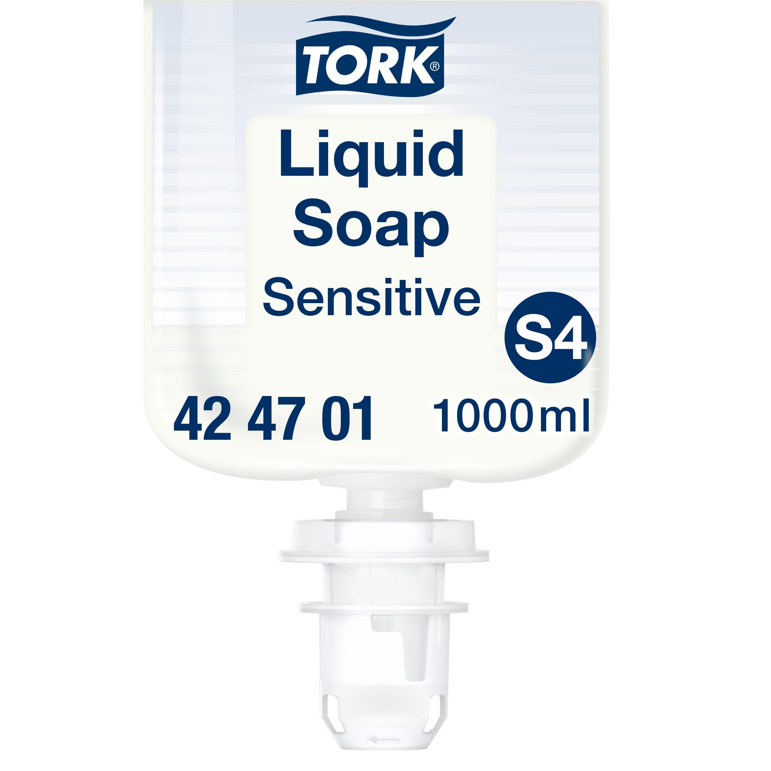 Savon Liquide Tork pour Mains - Peaux Sensibles, 6 x 1000 ml