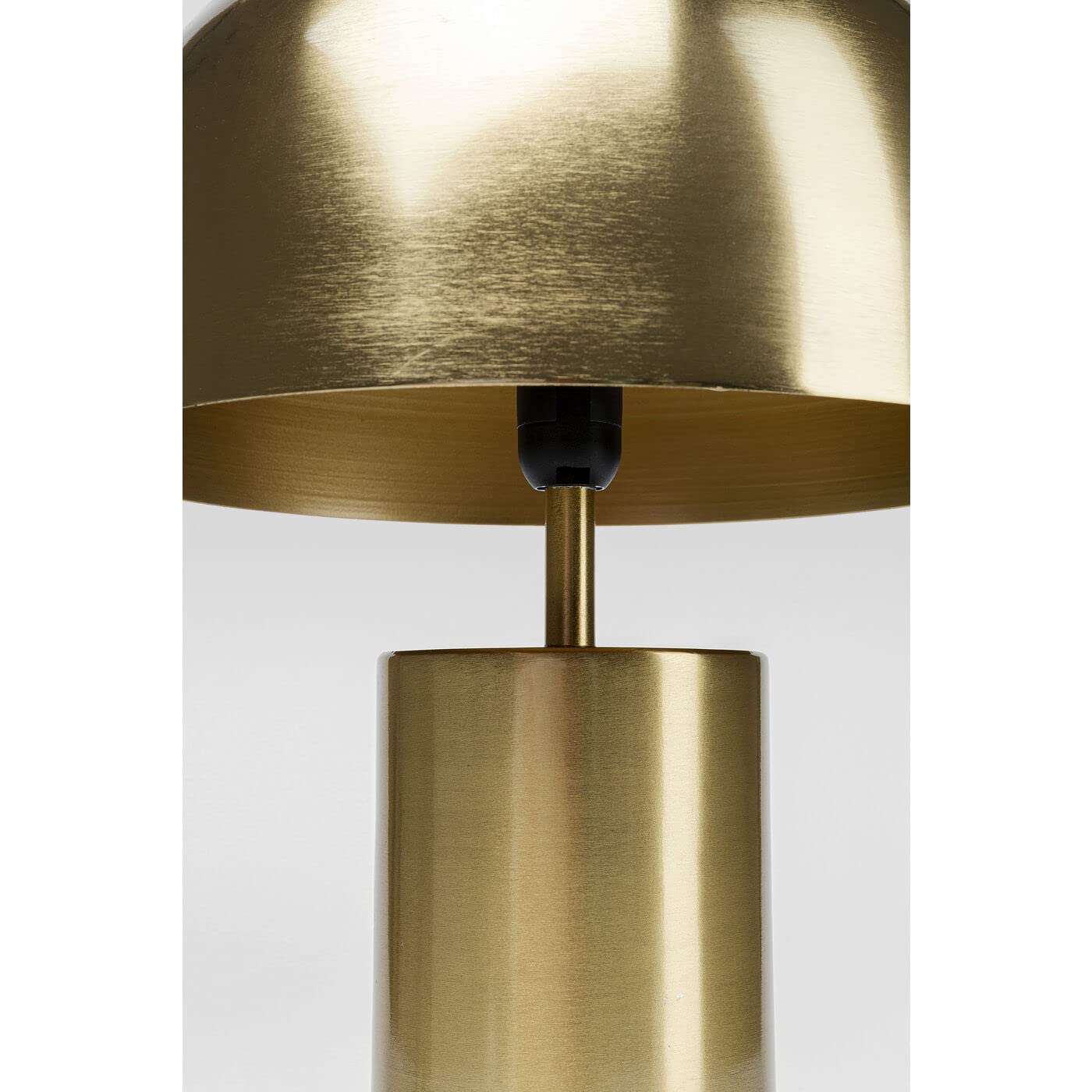 Kare Design Lampada da Tavolo Loungy Gold, Oro, Abat Jour, Soggiorno, Nicchia, Forma Fungo, Sala Pranzo, Stile Elegante, Moderno, Classico, Linee Semplici, 38X25X25Cm (A/L/P), Lampadina Non Inclusa | abat jour versatile, design moderno a fungo, stile mini