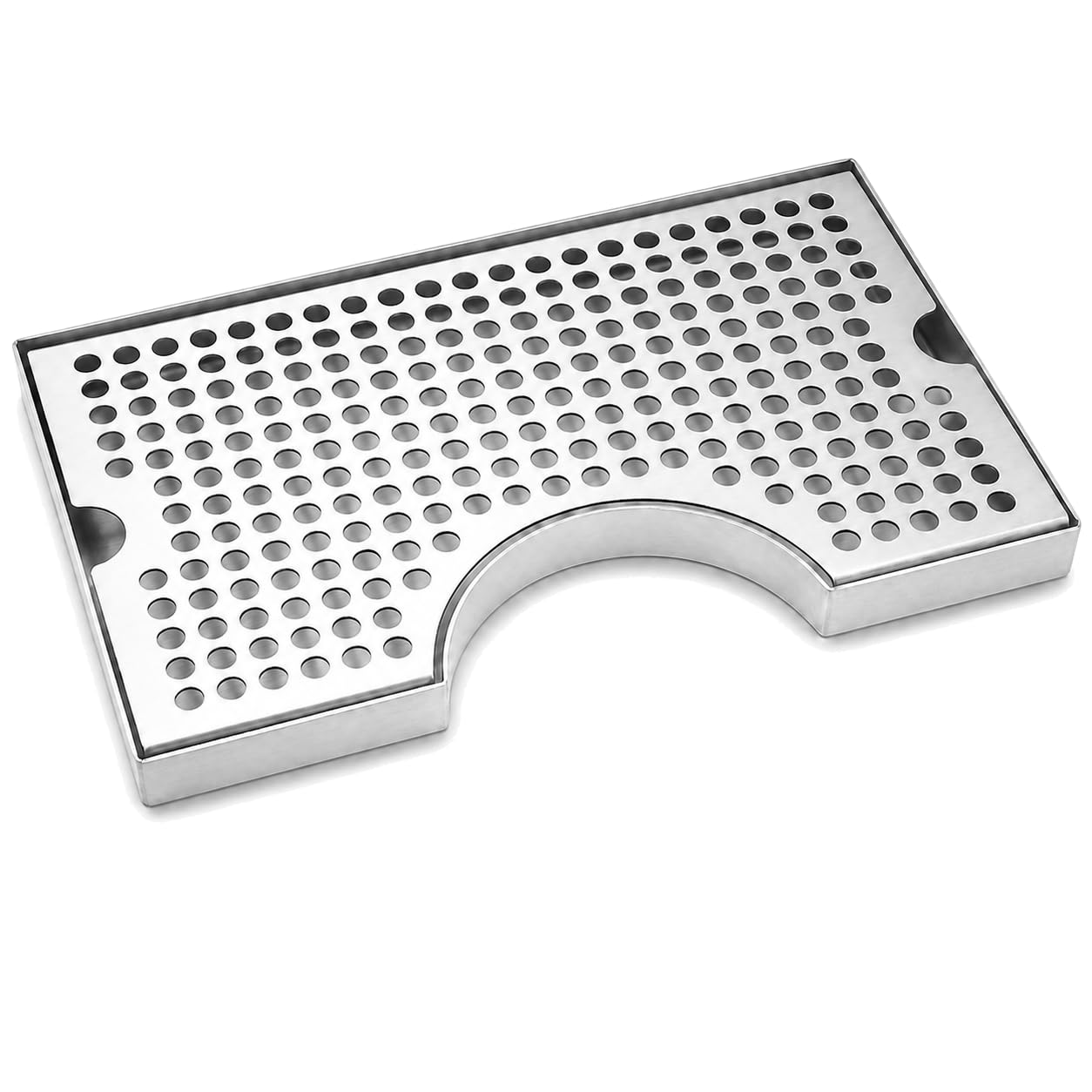 Barworks - Vassoio antigoccia per birra Kegerator, in acciaio inox, con