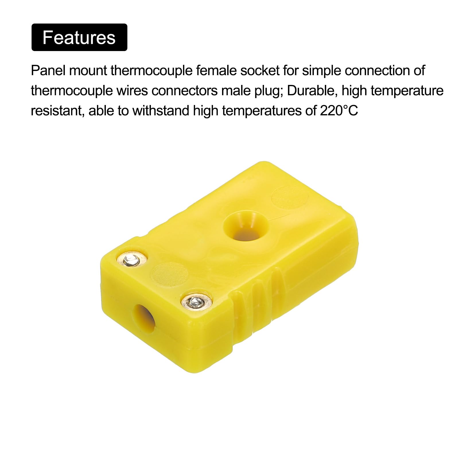 QUARKZMAN Connettori Filo Termocoppia Tipo K Presa Femmina Adattatore