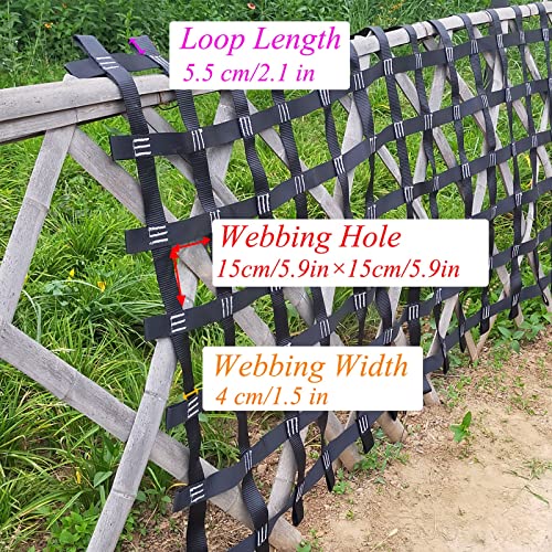 Zestaw linek wspinaczkowych dla dzieci – sprzęt do zabawy wewnątrz / na zewnątrz – huśtawka ścienna do pokoju dziecięcego – domek na drzewie e – akcesoria wspinaczkowe – zabawny sprzęt do zabawy