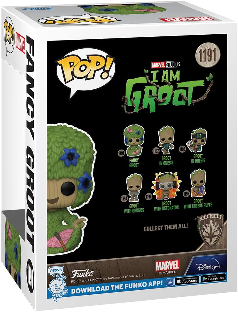 Funko POP! Marvel: Guardians of The Galaxy - Fancy Groot - Groot Shorts - Collectable Vinyl Figure - Gift Idea - Official Merchandise - for Kids & Adults - TV Fans