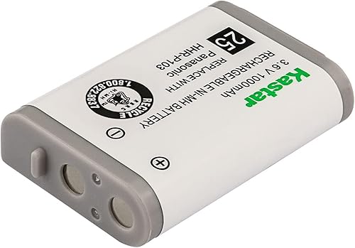 Miniatura 2 de Kastar Paquete de 6 baterías de repuesto HHR-P103 para Panasonic KXTGA230S KX-TGA230W KXTGA230W KX-TGA2352 KXTGA2352 KX-TGA271 KXTGA271A KXTGA271A