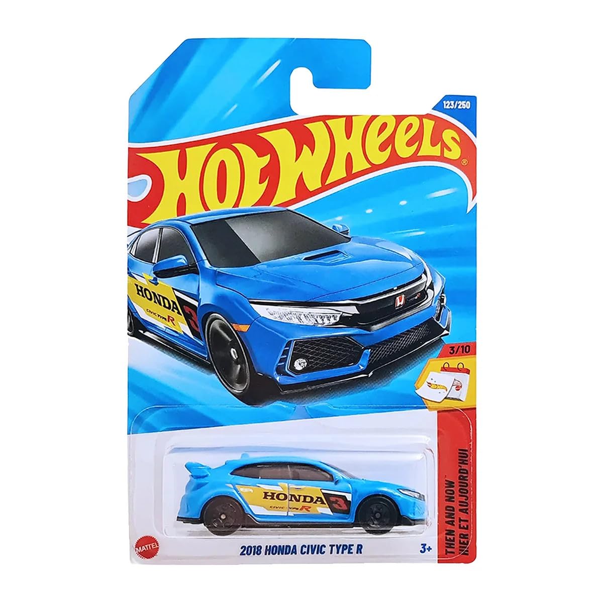 Carrinho Miniatura Hot Wheels 2018 Honda Civic Type R Azul 2025