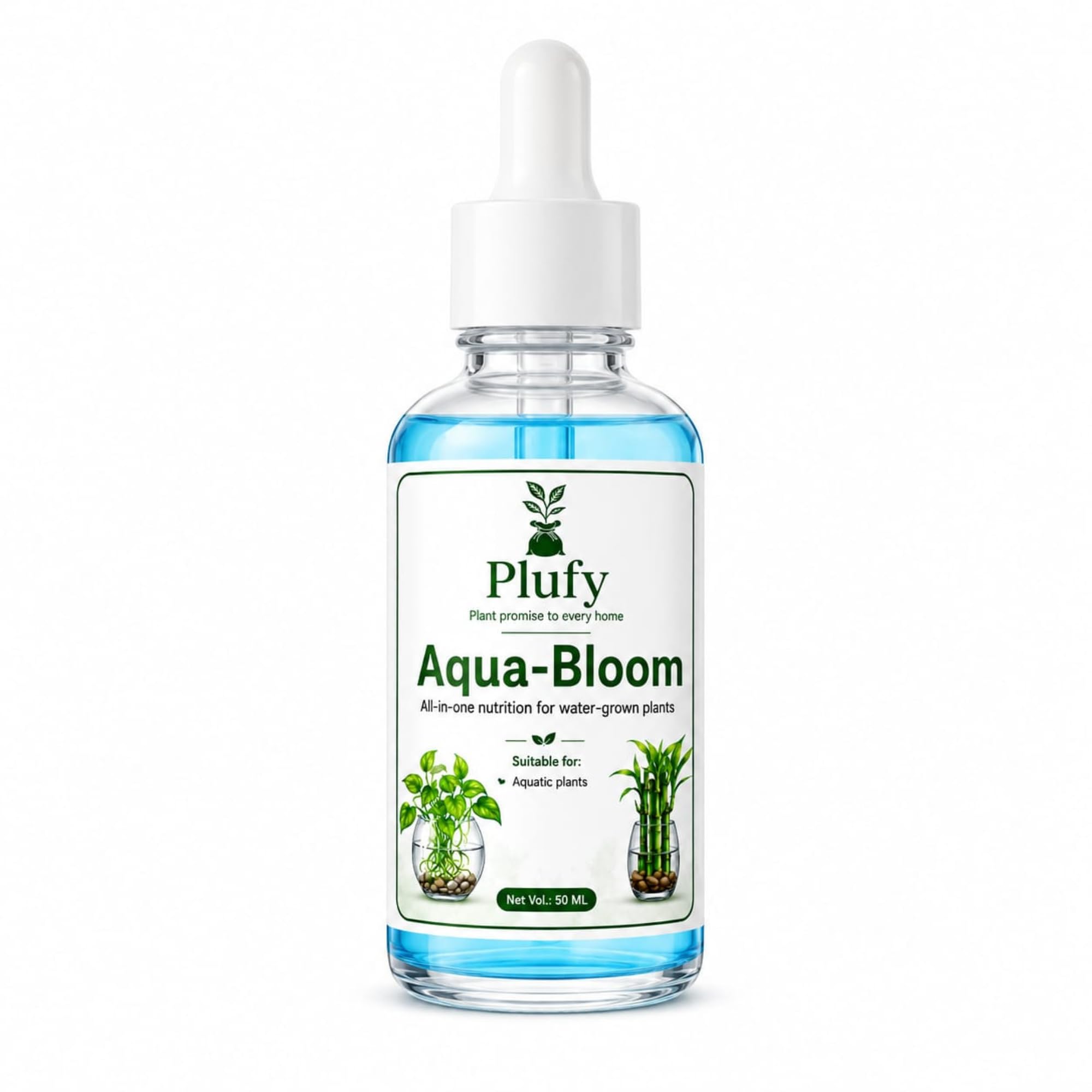50 ML, Aqua Plant Food for Lucky Bamboo & Money Plants | Liquid Food for Indoor Water & Hydro Plants | Supports Green Leaves & Root Growth-image-19