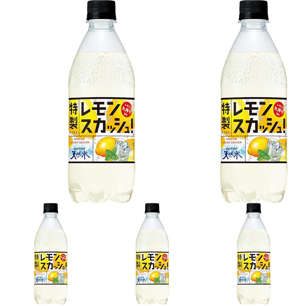 Amazon.co.jp: サントリー 天然水 特製レモンスカッシュ 炭酸 500ml