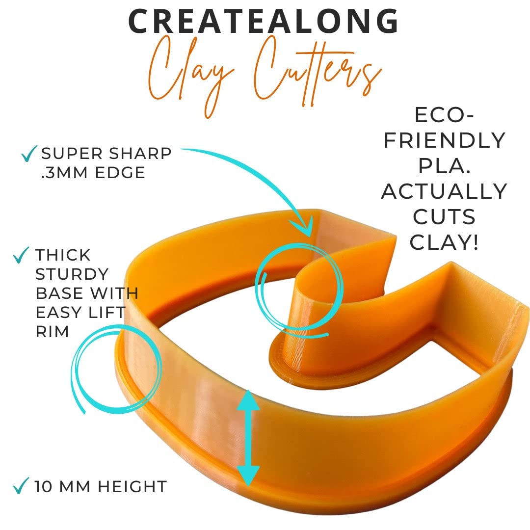 AEEPOTOL TEAMAS Set of 3 Jewelry Sized Polymer Clay Cutters…_AB