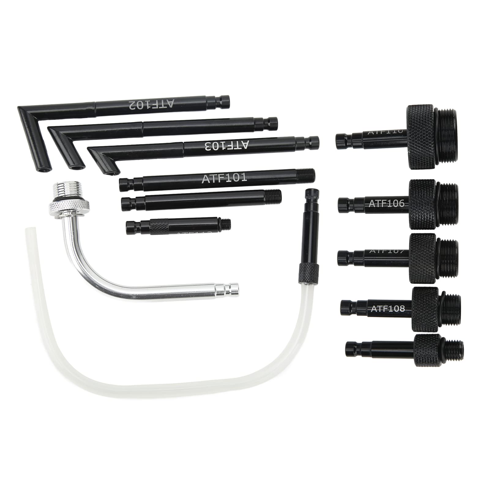 13 szt. Adapter do napełniania skrzyni biegów ATF Adapter do napełniania przekładniowego ze stali węglowej Pompa płynu do napełniania Zestaw narzędzi do skrzyń biegów dla